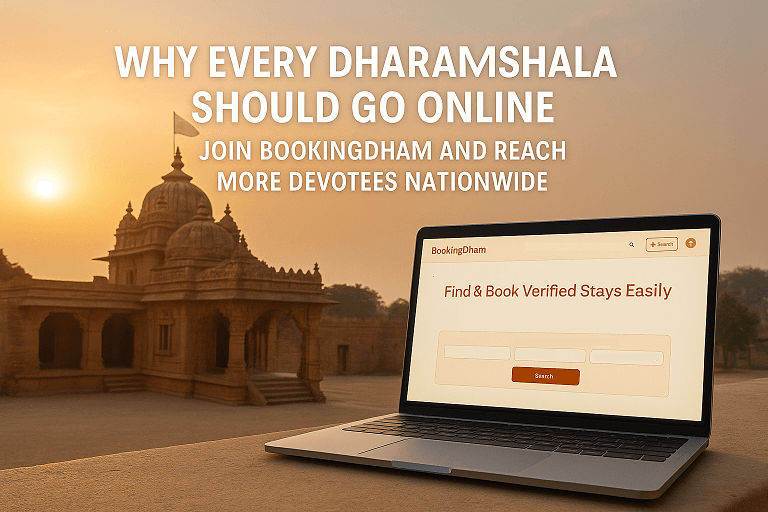 Why Every Dharamshala Should Go Online – List Free on BookingDham