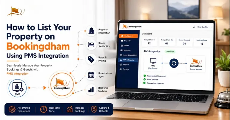 How to List Your Property on Bookingdham Using PMS Integration
