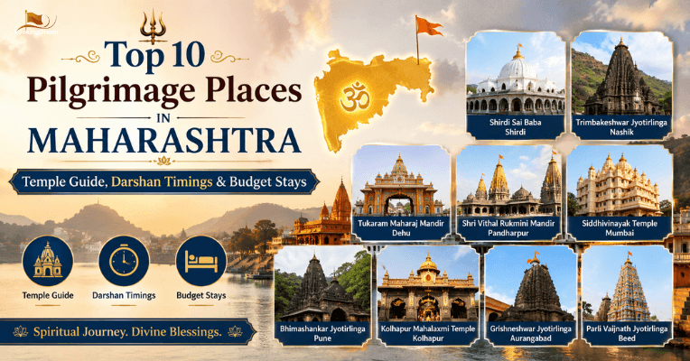 Top 10 Pilgrimage Places in Maharashtra – Temple Guide, Darshan Timings & Budget Stays
