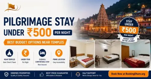 Pilgrimage Stay Under ₹500 Per Night in India – Best Budget Options Near Temples